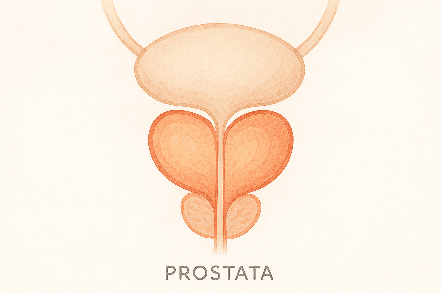 Illustration der Laser-Enukleation: Das gutartig vergrößerte Adenom wird entlang der natürlichen Schicht von der erhaltenen Prostatakapsel gelöst, sodass die Harnröhre wieder frei wird.
